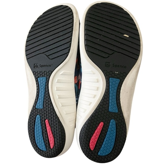 Spenco Siesta Solstice Poppy Print Slide Lightweight Slip On Arch Support Size 8 - Picture 8 of 10